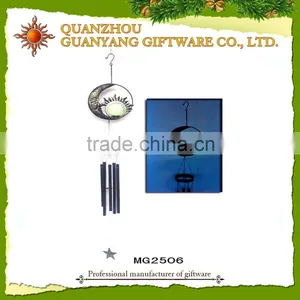 Metal Moon Wind Chimes Solar Light Windchime thumbnail-1