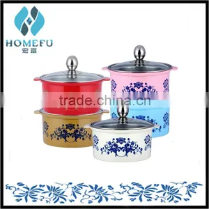 5 Pcs Printing Brush Pot With Glass Lid thumbnail-1