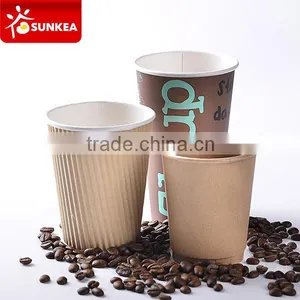 Customize Printing Various Style 8 10 12 oz Paper Coffee Cup Quality Choice thumbnail-4
