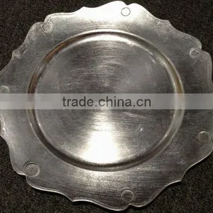 Silver Charger Plate thumbnail-1