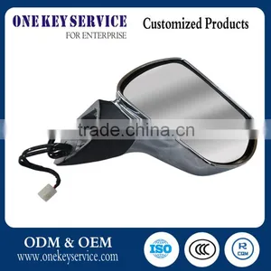 C5 Left Outside Rear View Mirror Assembly- Electroplate for Dongfeng Truck thumbnail-1