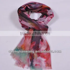 2013 Digital Print Wool Scarf, New Scarf 2013 thumbnail-3