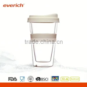Everich 2016 2016 Everich Hotsale Promotional Double Wall Bpa Free Heat-Resistant Glass Cup thumbnail-1