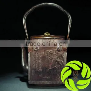 100% Handmade Cast Iron Teapot Hand-made Old Iron Teapot Chinese Traditional Teapot thumbnail-1