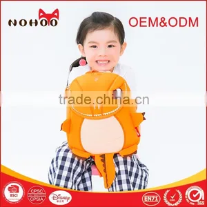 Orange Green Dragon Kids Baby Cartoon School Bags 3D Animals Backpack For Girls Boys Quality Choice thumbnail-4