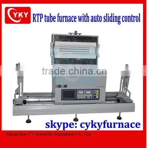 1200C Max Sliding RTPTube Furnace With Flanges for Fast Heating / Cooling thumbnail-1