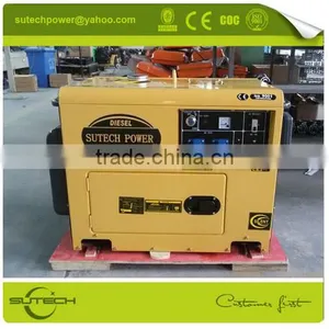 Mobile Generator! Low Noise Single Phase 5kw Portable 220V Generator With Soundproof and 4 Wheels thumbnail-4