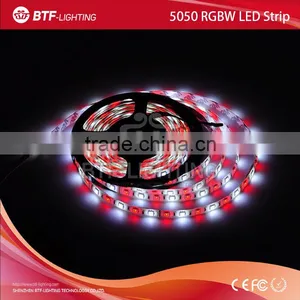 5m 60leds/m 5050 Rgbw Led Strip RGB+Cool White Strip Waterproof IP65 White PCB DC12V SMD 5050 Mixed Color thumbnail-4