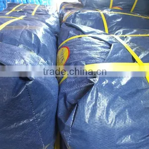 Korea PP Tarpaulin Blue/Silver Plastic Laminating Tarps Sheets Tarpaulin Truck Cover thumbnail-1