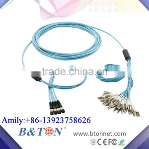 8/12/24/48core OM3 Fiber Optical MPO/MTP LC MU ST FC SC Patch Cord/MPO Optic Fiber Jumper Connector thumbnail-1
