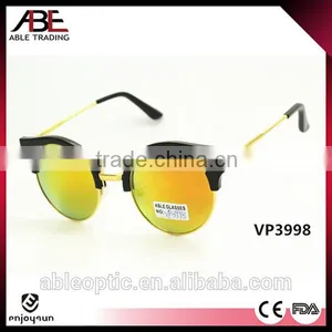 Wood Legs Fashion Sunglasses Metal Combination thumbnail-1