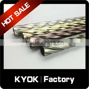 KYOK 12 Years Double Curtain Rods Factory , 28mm New Designs Curtain Rods thumbnail-6