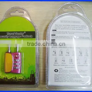 New Design Tsa Lock/ 3 Digital Combination Padlock/ Luggage Lock TSA-12068 thumbnail-3