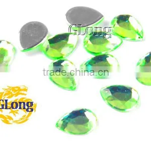 10*14mm Water Drop 3D Shape Acrylic Flat Back Mix Color Rhinestone Crystal For Stylish Bag Garment Shoes #GY015-14P(Mix-s) thumbnail-4