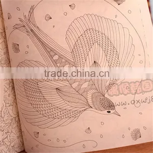 Hot Sale Hand-Painted Korean Secret Garden Series Animal Kingdom Coloring Book For Adult thumbnail-3