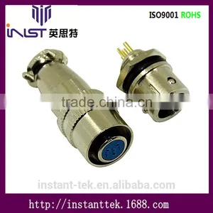INST XS 8pin Metal Srcew Waterproof Airplug Connector thumbnail-1