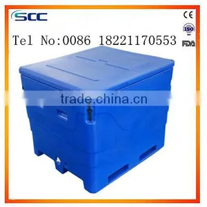 Large Volume Plastic Boxes for Fish Storage Fish Tubs Fish Carrier Totes thumbnail-1