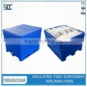 Rotomolding Process LLDPE Fish Container, PU Insulation Fish Container (frozen Fish & Fish in Ice) thumbnail-1