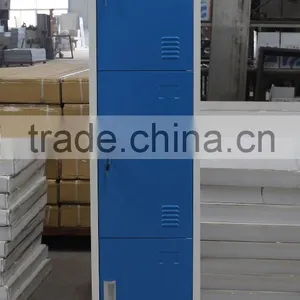 3 Door School Locker/clothes Cabinet Steel Employee Locker thumbnail-3