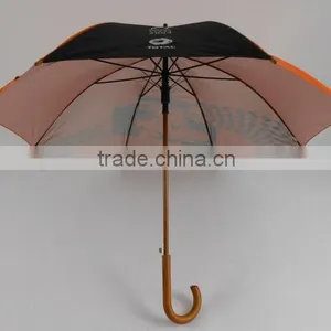 Customized Made Colorful Straight Best Selling Wooden Umbrella With Sunscreen thumbnail-3
