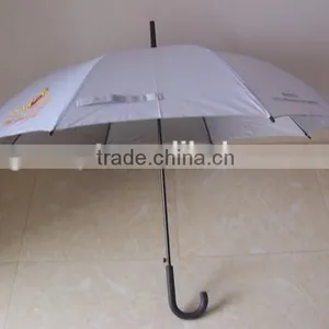 23''auto Open Stick Gift Electroplated Frame Rain&sun Handheld Umbrella thumbnail-2