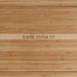 Nonslip Bamboo Cutting Board With Silicone Rubber Corner Tab for Slip Resistance Chopping Board With Handle and Juice Groove thumbnail-1