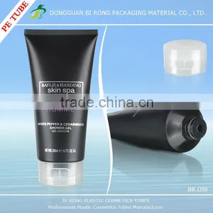 200ml Plastic Black Shower Gel Packs/Containers/Tubes thumbnail-1