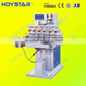High Precision 6-color Pad Printing Machine With Rotary Conveyor GW-M6/C thumbnail-1