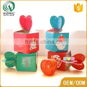 Lovely Bespoke Square Shape Recyclable CMYK Color Printing Christmas Gift Paper Box Packaging Supplier's Choice thumbnail-2