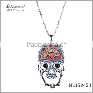 Fashion Alloy Skull Necklace,wholesale Cheap Skull Necklace thumbnail-6