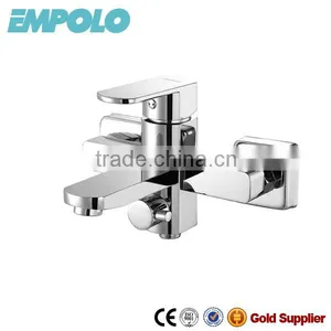 2 Hole Chrome Brass Hot and Cold Waterfall Shower Faucet 18 3101 thumbnail-1
