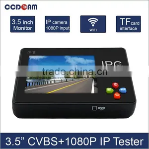 3.5inch Touch Screen IP Camera /Analog Camera CCTV Tester With Video Record, WIFI 12V 1A Output thumbnail-1