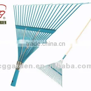 22 Tine Long Handle Leaf Rake RK22-101 thumbnail-1