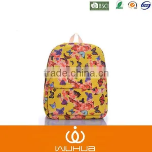 Yellow Fashion Waterproof Backpack thumbnail-1