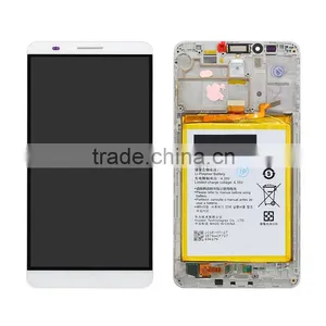 Original Genuine LCD Screen With Digitizer And Frame Assembly For Huawei Honor Mate 7 - White (Including Battery) thumbnail-1