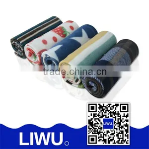 Hot Sales 100% Polyester Fleece Printed Gifts Promotional Blanket thumbnail-1