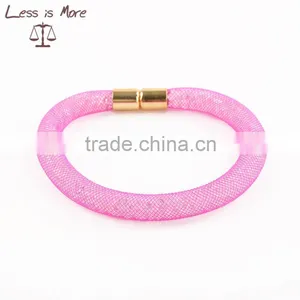 Colorful Magnetic Bracelet With cz Stone Inside thumbnail-6