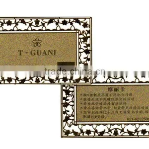 2015 Hot Selling High Quality Cheap Logo DIY Stainless Steal Businesss Card /Golden /silvery Color Vip Card for Membership thumbnail-6