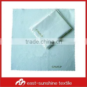 Transfer Printed Two Side Flannel Micro Fiber Glass Cleaning Cloth thumbnail-1