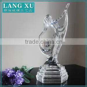 Crystal Dancing Decorating Clear Glass Ornaments thumbnail-2