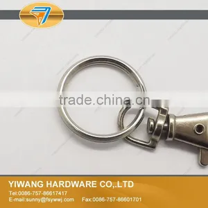 High Quality Metal Split Keyrings With 5 Link Chains and Small Jump Ring thumbnail-2