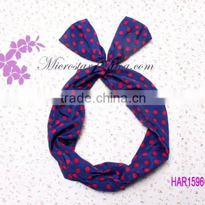 IN STOCK Girls Stretch Knot Rabbit Bow Headband Hairband Strip Headwear Wholesale thumbnail-3