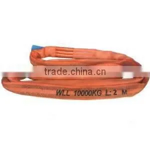 Double Ply Polyester 10 Ton 7:1 Safety Polyester Round Sling thumbnail-3