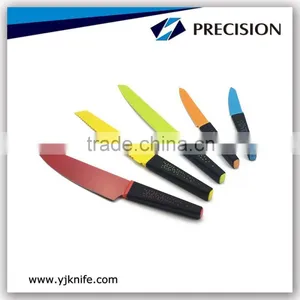 Durable and Fashion Non-Stick Coating Colourful Kitchen Knives/multi Color Knife Set thumbnail-1