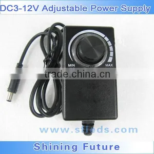 High Quality Plug in DC3-12V (max 2000mA) Switching Adjustable Voltage Power Supply Adapter thumbnail-1