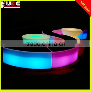 Led Snake Chair / Benches With PU Cushion thumbnail-1