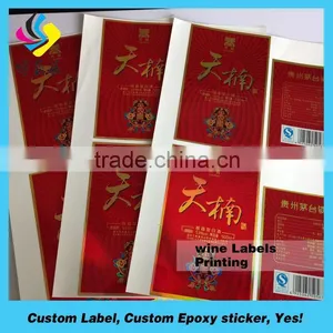 Manufactures Customized Logo Label Maker,self Adhesive Cmyk Beer Label Printing thumbnail-1