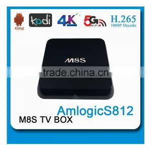 4K KODI Set Top Box 4.4 Kodi Box Amlogic S812 Quad Core Professional KODI Set Top Box Android 4.4 thumbnail-5