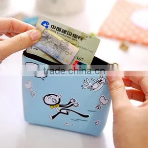 Best Promotion Gift Cute Zipper Mini PU Leather Cheap Cartoon Monkey Animal Printed Pouch Wallet Popular Fancy Euro Coin Purse thumbnail-2