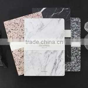 Custom Paper Marble Notebooks With Gold Foil Logo thumbnail-1